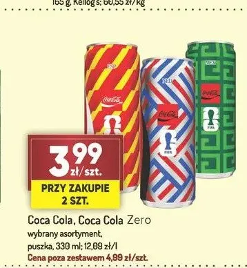 Napój gazowany Coca-Cola promocja w Avita
