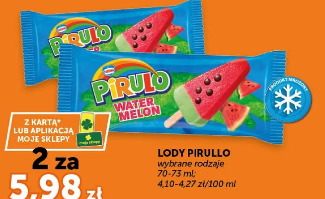 Lody Pirulo Nestlé Water Melon promocja w Euro Sklep