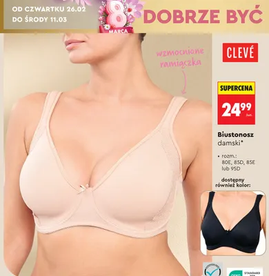 Biustonosz damski promocja w Biedronka