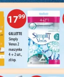 Maszynka do golenia Gillette Simply Venus 2 6-pak promocja w Drogerie Laboo