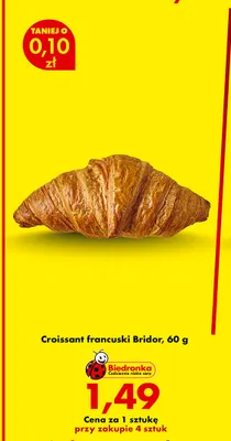 Croissant francuski Bridor promocja w Biedronka