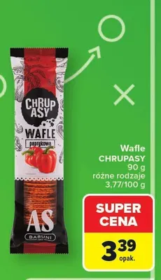 Wafle CHRUPASY promocja w Carrefour Market