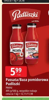 Baza pomidorowa duszone pomidory Pudliszki promocja w Leclerc