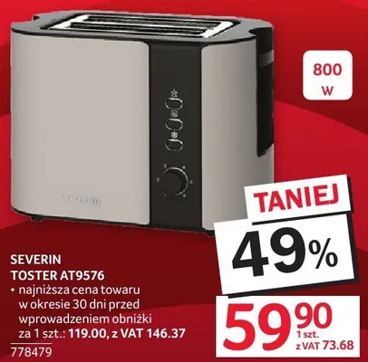 Toster Severin AT9576 promocja w Selgros