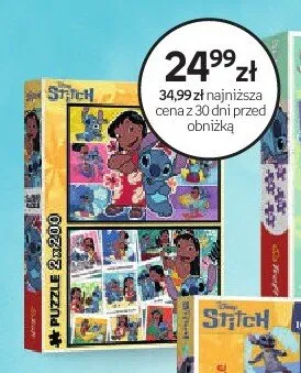 Puzzle Trefl Stitch 2x200 promocja w Dzień Dziecka
