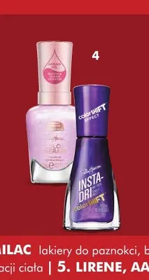 Lakiery odżywki topy bazy do paznokci oraz kosmetyki do pielęgnacji ciała Sally Hansen promocja w Super-Pharm
