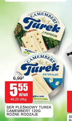 Ser pleśniowy Camembert Turek promocja w Bingo