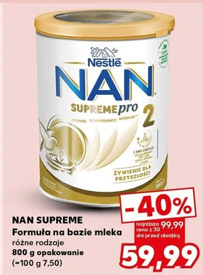 Formuła na bazie mleka różne rodzaje promocja w Kaufland