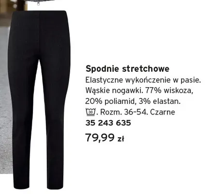 Spodnie stretchowe Tchibo promocja w Tchibo