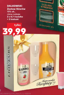 Zestaw likierów Dalkowski 2-pak promocja w Kaufland