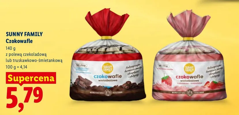 Czokwafle z polewą czekoladową promocja w Lidl