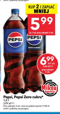 Napój gazowany Pepsi promocja w LEWIATAN