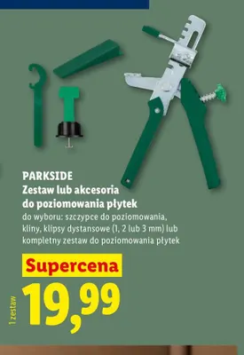 Kompletny zestaw do poziomowania płytek Parkside promocja w Lidl