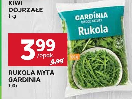 Rukola myta promocja w Stokrotka