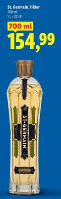 Likier St. Germain promocja w Lidl