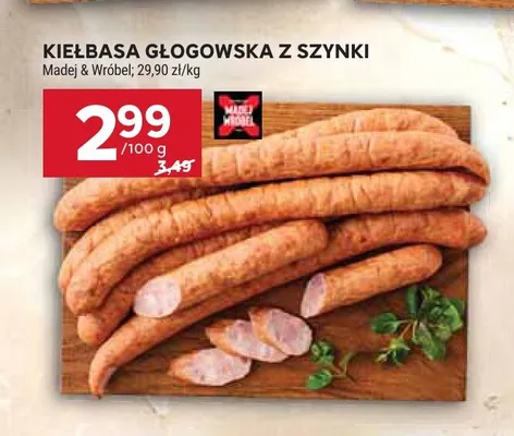 Kiełbasa sucha z szynki Pikok promocja w Stokrotka