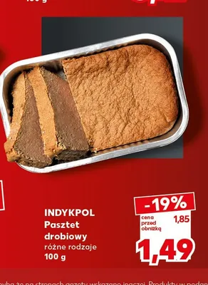 Pasztet drobiowy Indykpol promocja w Kaufland