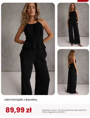 Letni komplet z bawełny Renee promocja w Renee