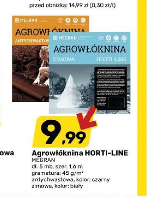 Agrowłóknina Horti-Line Megran promocja w Bricomarche