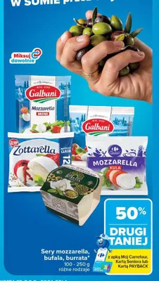 Ser burrata Carrefour promocja w Carrefour