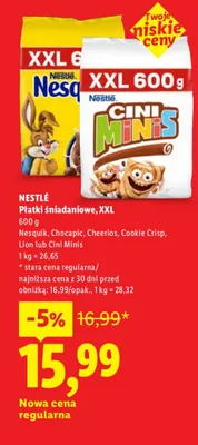 Płatki śniadaniowe Nesquik promocja w Lidl