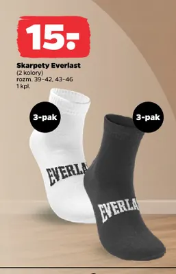 Skarpety Everlast 3-pak promocja w Netto