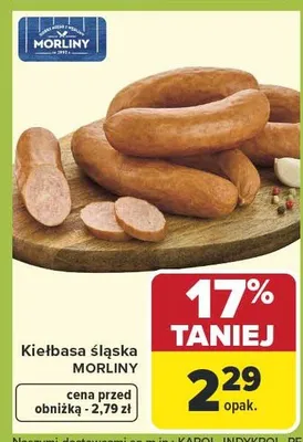 Kiełbasa śląska promocja w Carrefour Market