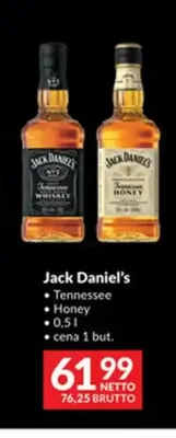Whiskey Jack Daniel's Tennessee promocja w Makro