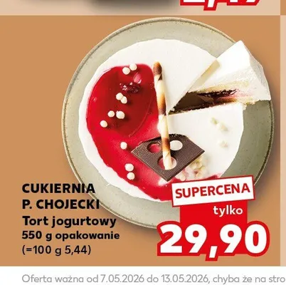 Tort jogurtowy Cukiernia P. Chojecki promocja w Kaufland
