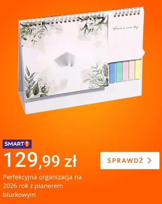 Planer biurkowy na 2026 rok promocja w Allegro