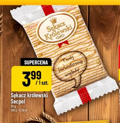 Sękacz królewski Secpol promocja w POLOmarket