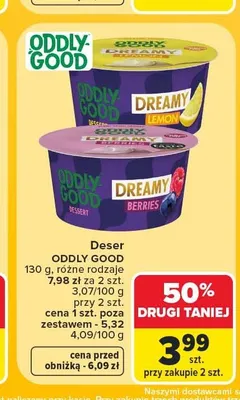 Deser Oddly Good Dreamy cytrynowy promocja w Carrefour