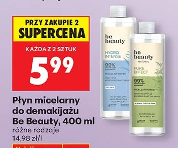 Płyn micelarny do demakijażu różne rodzaje promocja w Biedronka