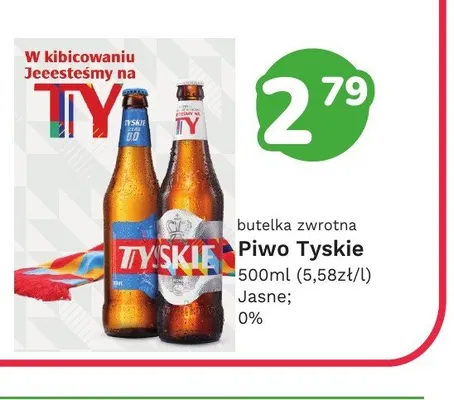 Piwo Tyskie Jasne promocja w Limonka