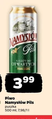 Piwo Namysłów Pils promocja w Netto