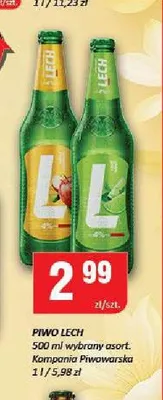 Piwo Lech Premium promocja w Chorten