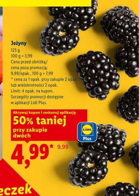 Jeżyny promocja w Lidl