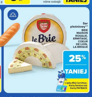 Ser Brie La Brique promocja w Carrefour Market