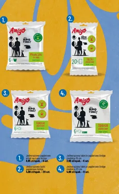 Talerze papierowe jednorazowe średnica 23cm promocja w POLOmarket