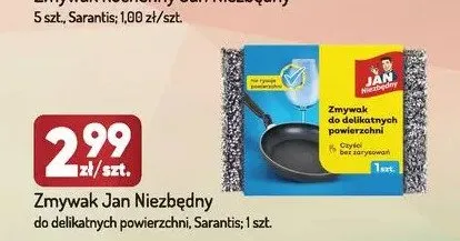 Zmywak do delikatnych powierzchni Jan Niezbędny promocja w Avita