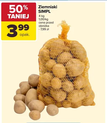 Ziemniaki Simpl promocja w Carrefour