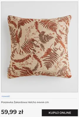 Poszewka żakardowa Helcho 44x44 cm promocja w home&you