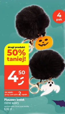 Brelok pluszowy 4-pak promocja w Dealz