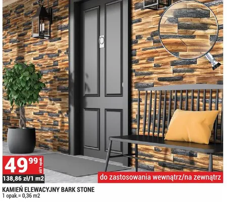 Kamień elewacyjny Bark Stone promocja w Merkury Market