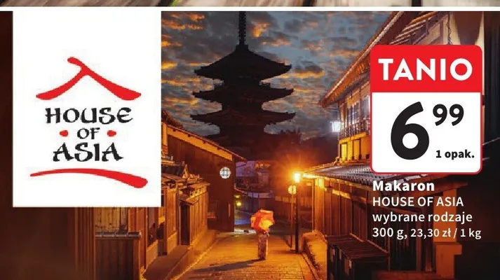 Makaron House Of Asia wybrane rodzaje 300g promocja w Intermarche