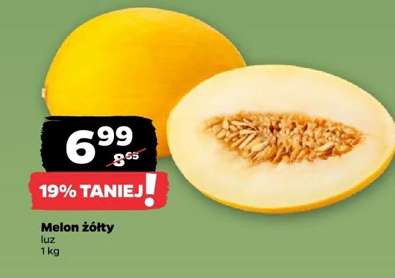 Melon żółty luz promocja w Netto