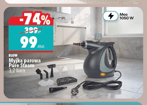 Myjka parowa Pure Steam Blow promocja w Biedronka Home