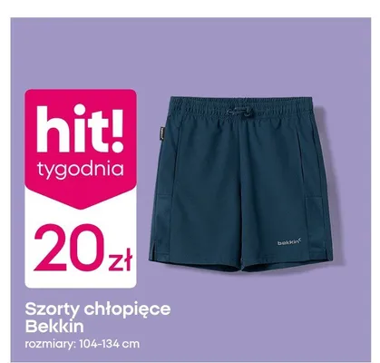 Szorty chłopięce Bekkin promocja w Pepco