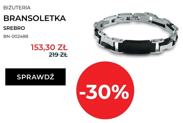 Bransoletka srebrna Briju BN-002488 promocja w Briju