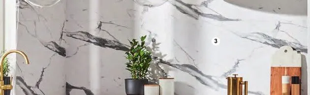 Ścianka kompaktowa Neutral statuario/venice 60x0,3x300cm promocja w Castorama